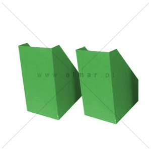Imagem de PORTA-REVISTAS CARTÃO FORRADO L16CM FEGOL VERDE