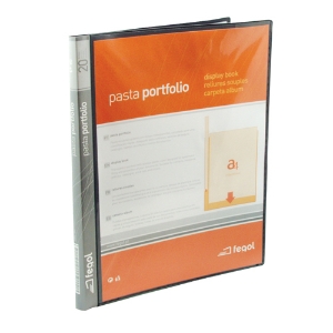 Picture of PORTFOLIO A4 20 BOLSAS FEGOL 7320 PRETO (40PAG)