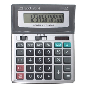 Imagem de CALCULADORA DE SECRETÁRIA FEGOL FL-46 (12 DÍGITOS)
