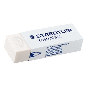 Imagem de BORRACHA STAEDTLER RASOPLAST 526 B20 BRANCA