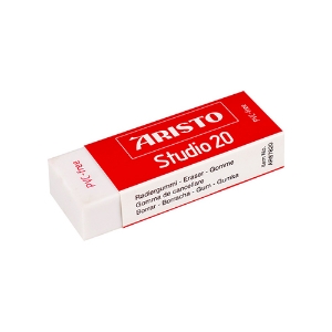 Imagem de BORRACHA ARISTO STUDIO 20 BRANCA AR87820