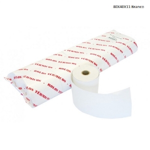 Imagem de ROLO PAPEL TERMICO 80X40X11 BRANCO