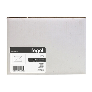 Imagem de ENV. C/5 162X229 BRANCO 90GR P.BICO FEGOL 12304 (CX.500UDS)
