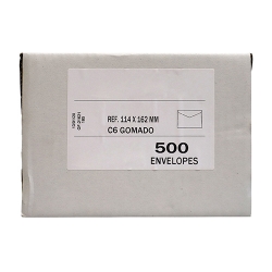 Imagem de ENV. C/6 114X162 P.BICO 70G CREME REF.70 (CX.500UDS)
