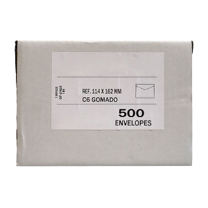 Imagem de ENV. C/6 114X162 P.BICO 70G CREME REF.70 (CX.500UDS)
