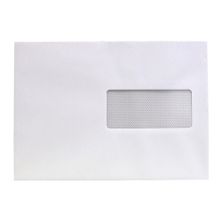 Imagem de ENVELOPES C/5 162X229MM COM JANELA BRANCO 90GR ADESIVO (CAIXA 500 UNI)