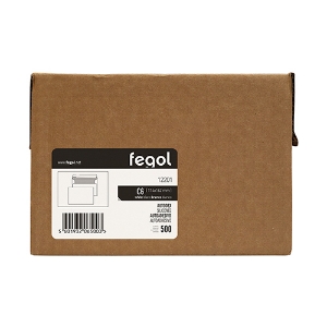 Imagem de ENVELOPES C6 114X162MM BRANCOS 90GR ADESIVOS FEGOL 12201 (CAIXA 500)
