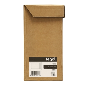 Imagem de SACO B/4 250X353 BRANCO 90GR ADES. FEGOL 12701 (CX.250UNI)
