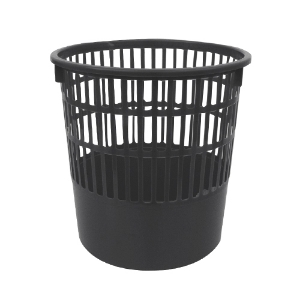 Imagem de CESTO PAPEIS INUTEIS FEGOL PLAST.REDE 13LT 302 PRETO