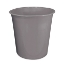 Imagem de CESTO PAPEIS INUTEIS FEGOL PLAST.OPACO 13LT 301 CINZA