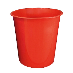 Imagem de CESTO PAPEIS INUTEIS FEGOL PLAST.OPACO 13LT 301 VERMELHO