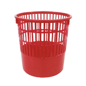 Picture of CESTO PAPEIS INUTEIS FEGOL PLAST.REDE 13LT 302 VERMELHO