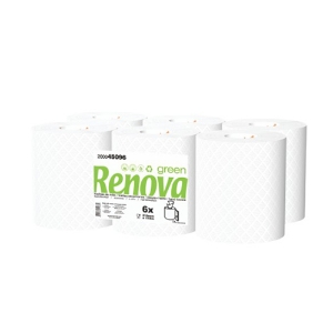 Picture of TOALHAS DE MÃO BARRIL RENOVA GREEN 210MMX115MT 2FOLHAS (PACK COM 6 ROLOS)
