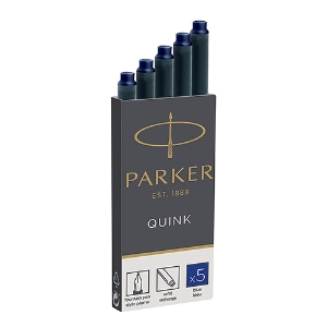 Picture of CX.5 CARTUCHOS TINTA PARKER QUINK AZUL PERM. 1950384