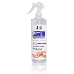 Imagem de SPRAY DESINFETANTE GEL ALCOOL P/MAOS C/ALOE VERA 500ML