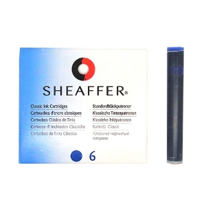 Picture of CX.6 CARTUCHOS TINTA SHEAFFER AZUL (550)