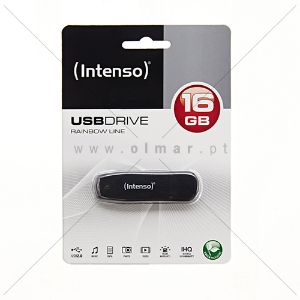 Picture of DISK-PEN 16GB USB 2.0 INTENSO RAINBOW LINE (3502470)