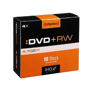 Imagem de DVD+RW 4.7GB/120M. INTENSO (4211632) (CX.SLIM)