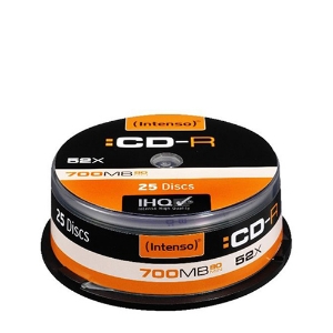 Picture of BOB.25 CD-R 700MB/80M. INTENSO (1001124/300053)