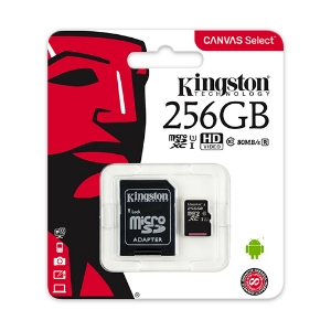 Imagem de CARTAO MEMORIA MICRO SD 256GB KINGSTON SDCS/256GB