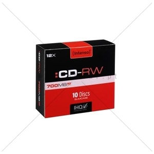 Picture of CD-RW 700MB/80M. REGRAVAVEL INTENSO (2801622) (CX.SLIM)