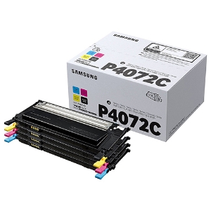 Imagem de KIT C/4 TONERS ORIGINAIS SAMSUNG CLT-P4072C/ELS (4 CORES)