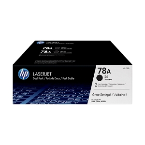 Imagem de PACK DUPLO TONER ORIGINAL HP 78A CE278AD PRETO 2 X 2100PAG.