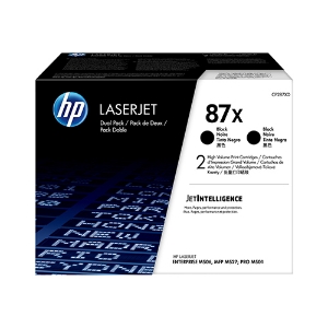 Imagem de PACK DUPLO TONER ORIGINAL HP 87X CF287XD PRETO 2 X 18000PAG.