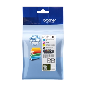 Imagem de PACK TINTEIRO ORIGINAL BROTHER LC3219XLVAL PRETO+3CORES