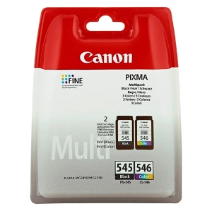 Imagem de PACK TINTEIRO ORIGINAL CANON PG-545+CL-546 PRETO/CORES