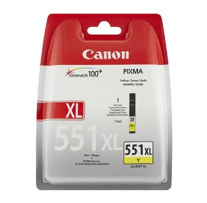 Imagem de TINTEIRO ORIGINAL CANON CLI-551Y XL AMARELO ALTA CAPAC.
