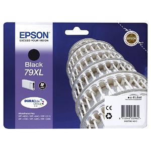 Imagem de TINTEIRO ORIGINAL EPSON 79XL T7901 PRETO 2.600 PAGINAS
