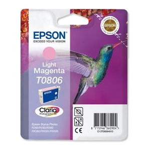 Imagem de TINTEIRO ORIGINAL EPSON T0806 MAGENTA CL.