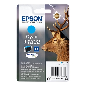 Imagem de TINTEIRO ORIGINAL EPSON T1302XL CYAN ALTA CAPAC. 10.1ML