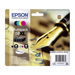 Picture of TINTEIRO ORIGINAL EPSON T1636 Nº16XL PACK C/4 CORES