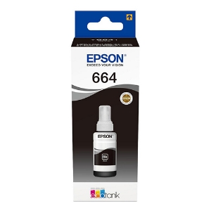 Imagem de TINTEIRO ORIGINAL EPSON T6641 PRETO 70ML (ECOTANK)