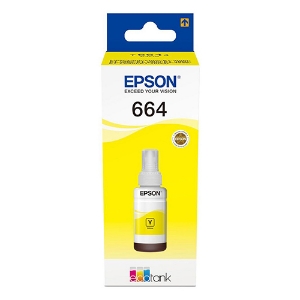 Imagem de TINTEIRO ORIGINAL EPSON T6644 AMARELO 70ML (ECOTANK)