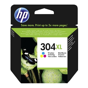 Imagem de TINTEIRO ORIGINAL HP 304XL N9K07AE CORES ALTA CAPACIDADE