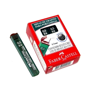 Imagem de MINAS FABER-CASTELL 0.5MM-HB REF.9125 (TB.12UNI)