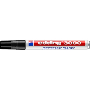 Imagem de MARCADOR PERMANENTE EDDING 3000 PRETO