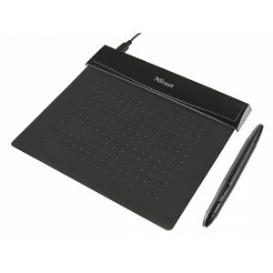 Imagem de MESA GRÁFICA TRUST FLEX DESIGN TABLET PRETO (21259)