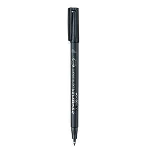 Picture of MARC. ACETATO/CD STAEDTLER LUMOCOLOR F PRETO 318-9