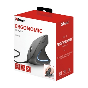 Imagem de RATO TRUST VERTO ERGONOMIC 1600DPI (22885)