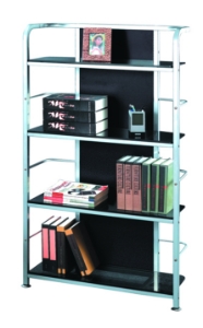 Imagem de ESTANTE STRATEGOR STR-5023 PRETA 800X300X1420