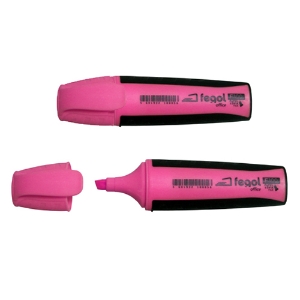 Picture of MARCADOR FLUORESCENTE FEGOL OFFICE F100 ROSA