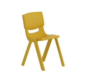 Imagem de CADEIRA POLIPROPILENO MONOBLOCO T2 55X35CM AMARELO TORRADO