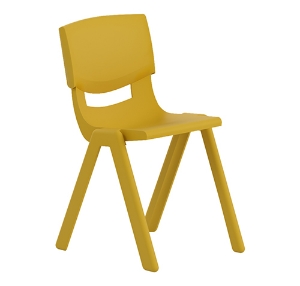 Imagem de CADEIRA POLIPROPILENO MONOBLOCO T4 66X40CM AMARELO TORRADO
