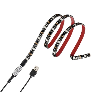 Imagem de FITA LUZ LED HAMA USB COM CONTROLE RGB 1MT ID12