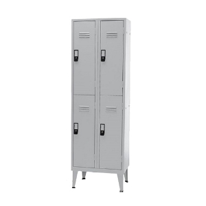 Imagem de VESTIÁRIO DUPLO COM 4CACIFOS 1900X600X500MM CINZA (VT.DP06.1)