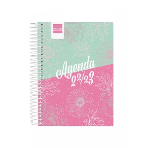 Imagem de AGENDA 2022/2023 ESCOLAR DIÁRIA FINOCAM COOL 120X162MM FLORAL